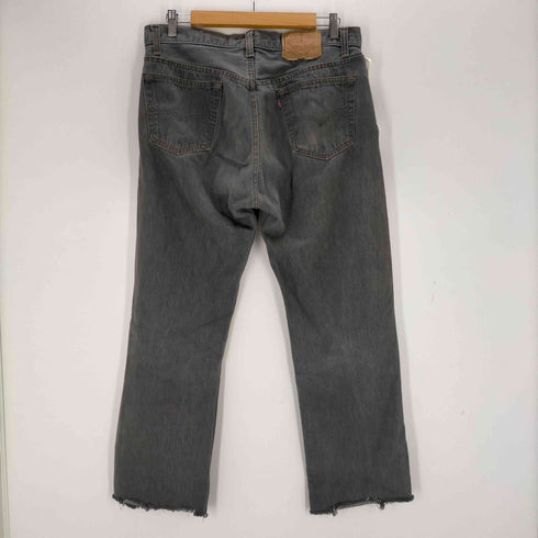 リーバイス Levis 80s 501-0658 刻印653 USA製 先染め ブラックデニムパンツ メンズ 36X32