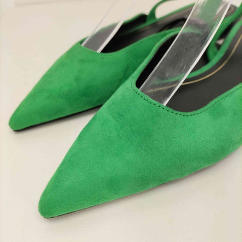 ザラ ZARA スウェード フラット パンプス レディース EUR:36