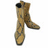 ザラ ZARA snake skin print leather heeled ankle boots スネークスキンプリントレザーヒールアンクルブーツ レディース EUR:36
