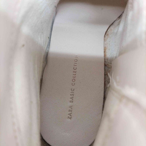 ザラ ZARA キャメル スエード ゴールド スタッズ ダブルバックル アンクルブーツ レディース EUR:36