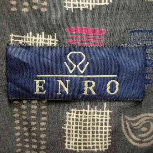 ENRO 総柄ロングスリーブシャツ メンズ XLAREGE