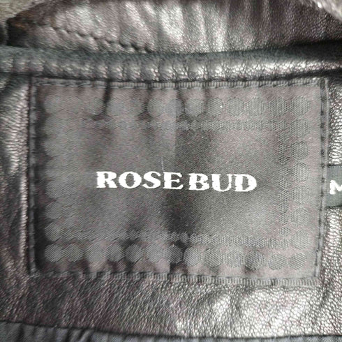 ローズバッド ROSE BUD ラムレザーシングルライダースジャケット レディース JPN:M