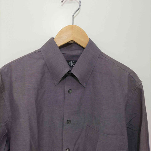カルバンクライン CALVIN KLEIN 90-2000s コットン レギュラーカラーシャツ メンズ import:L