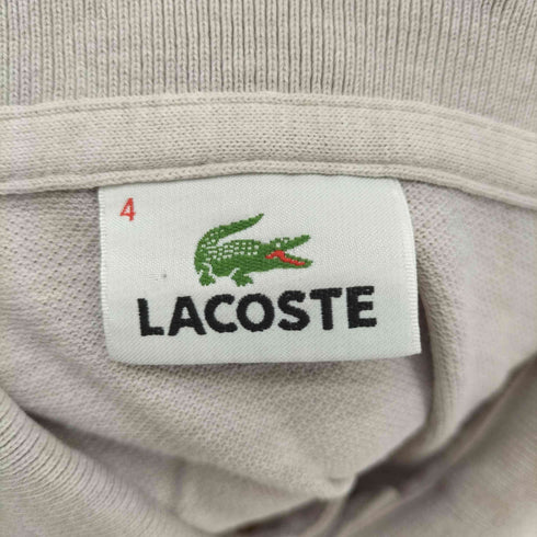 ラコステ LACOSTE ロゴ刺繍 ポロシャツ メンズ JPN:4
