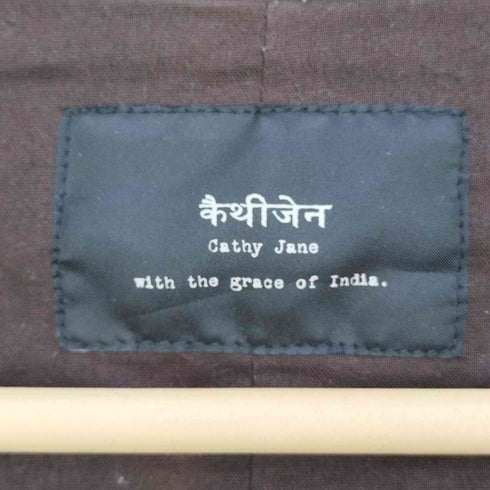 キャシージェーン Cathy Jane ラムレザー フーデッドジップアップジャケット メンズ JPN:1