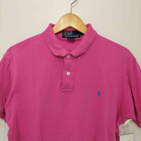 ポロバイラルフローレン Polo by RALPH LAUREN 80-90s ロゴ刺繍 ポロシャツ メンズ import:L