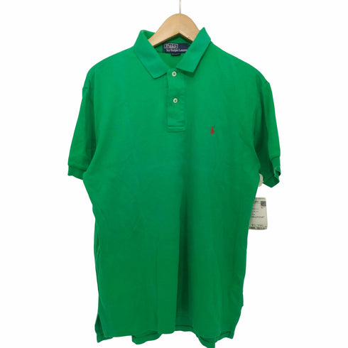 ポロバイラルフローレン Polo by RALPH LAUREN 80-90s ロゴ刺繍 ポロシャツ メンズ import:L
