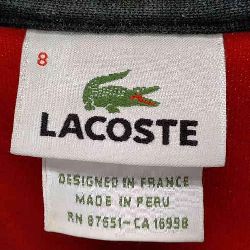 ラコステ LACOSTE 刺繍ロゴ ラコステ 半袖ポロシャツ メンズ 8