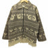 ECUADORIAN COLLECTIONS フォークロア柄 エクアドル製 ハンドメイド ジップアップウールジャケット メンズ import:M