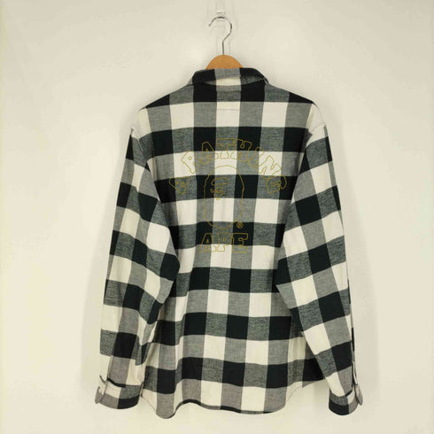 アベイシングエイプ A BATHING APE COLLEGE BLOCK CHECK RELAXED FIT SHIRT カレッジブロックチェックシャツ メンズ JPN:L