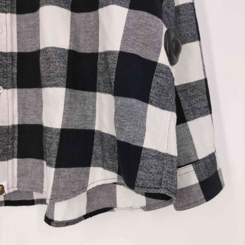 アベイシングエイプ A BATHING APE COLLEGE BLOCK CHECK RELAXED FIT SHIRT カレッジブロックチェックシャツ メンズ JPN:L