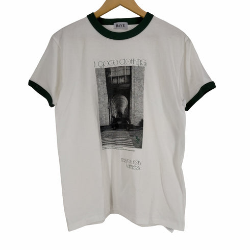 レーヴ REVE フォトプリントリンガーTシャツ メンズ JPN:M