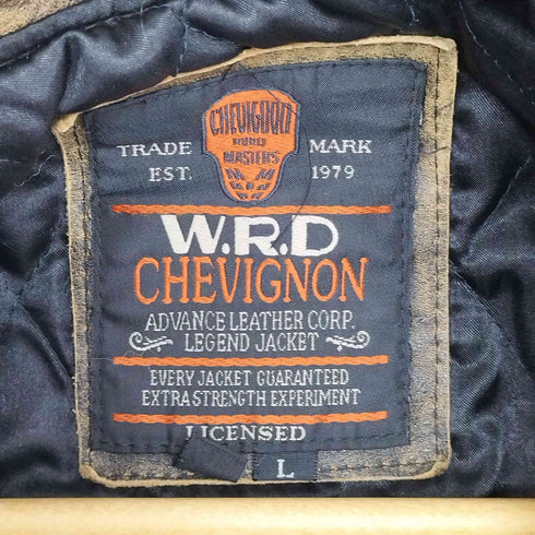 シェビニオン CHEVIGNON W.R.D. バックレース ダブルライダース メンズ import:L