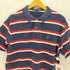 ポロバイラルフローレン Polo by RALPH LAUREN 90S ポニー刺繍 ボーダー S/S ポロシャツ メンズ import:L