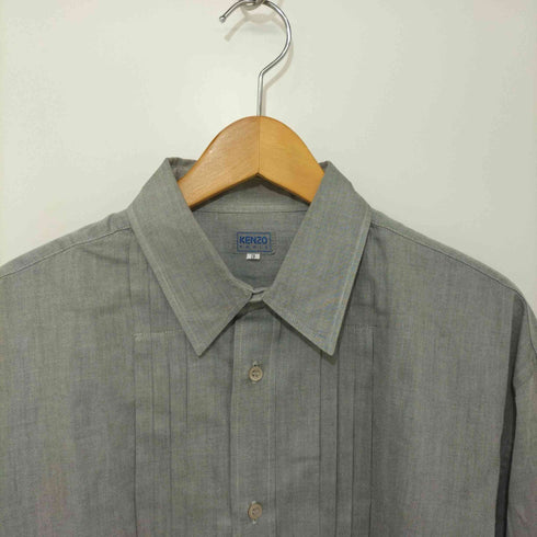 ケンゾーパリス KENZO PARIS 80-90s ピンタック レギュラーカラーシャツ メンズ JPN:3