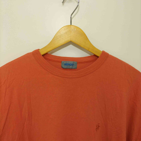 ケンゾーパリス KENZO PARIS 80-90s ロゴ刺繍 クルーネックTシャツ メンズ