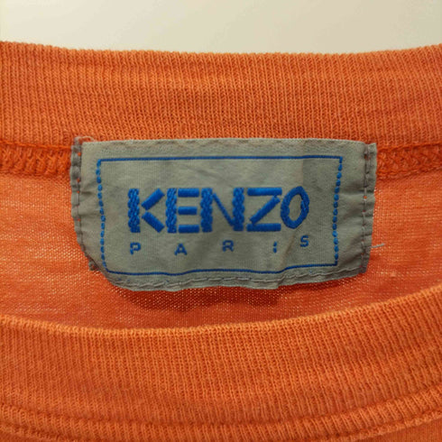 ケンゾーパリス KENZO PARIS 80-90s ロゴ刺繍 クルーネックTシャツ メンズ