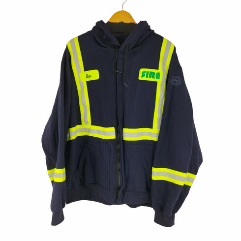 ナショナル セーフティ アパレル NATIONAL SAFETY APPAREL リフレクター デザインジップアップパーカー メンズ JPN:XL