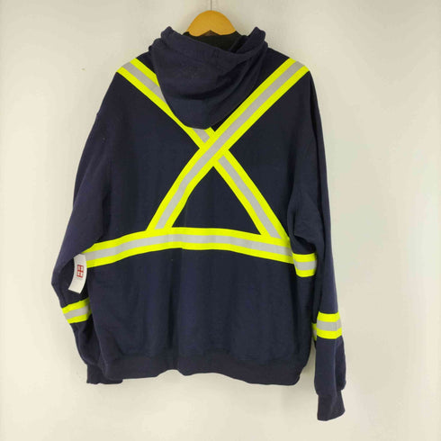ナショナル セーフティ アパレル NATIONAL SAFETY APPAREL リフレクター デザインジップアップパーカー メンズ JPN:XL