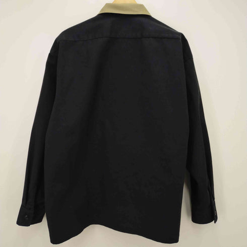 ディッキーズ Dickies TC素材バイカラーワークシャツ メンズ import:XL
