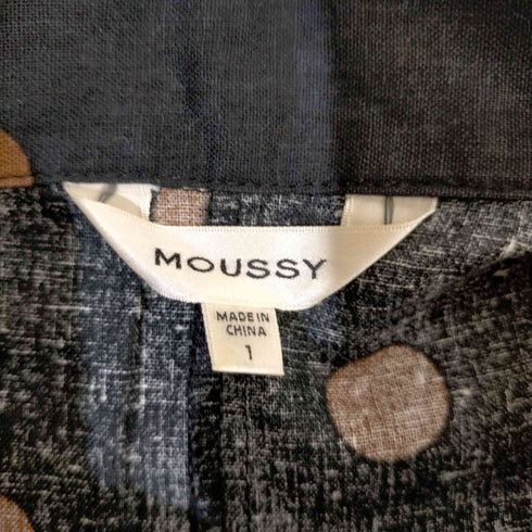 マウジー moussy DOT SHIRT DRESS レディース JPN:1