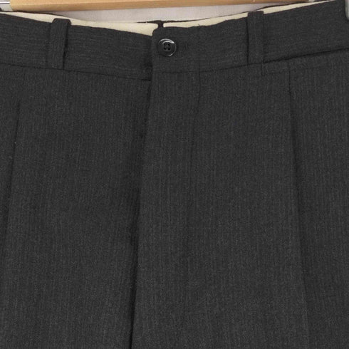 MARZOTTO ストライプ 2タック スラックス メンズ