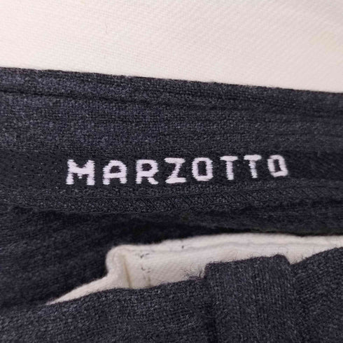 MARZOTTO ストライプ 2タック スラックス メンズ