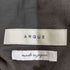 アギュー ARGUE LINEN COTTON DOUBLE CLOTH MERROW SLAKCKS レディース JPN:1