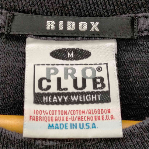 プロクラブ PRO CLUB RIDOX プリント 長袖 Tシャツ メンズ import:M