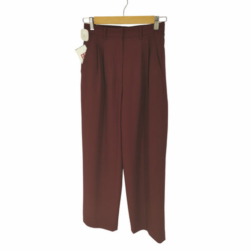 クラネ CLANE 2タック ベーシック スラックス パンツ レディース