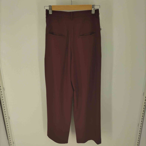 クラネ CLANE 2タック ベーシック スラックス パンツ レディース