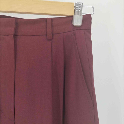 クラネ CLANE 2タック ベーシック スラックス パンツ レディース