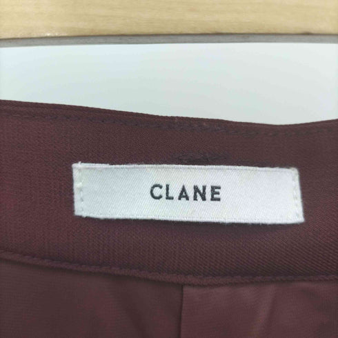 クラネ CLANE 2タック ベーシック スラックス パンツ レディース