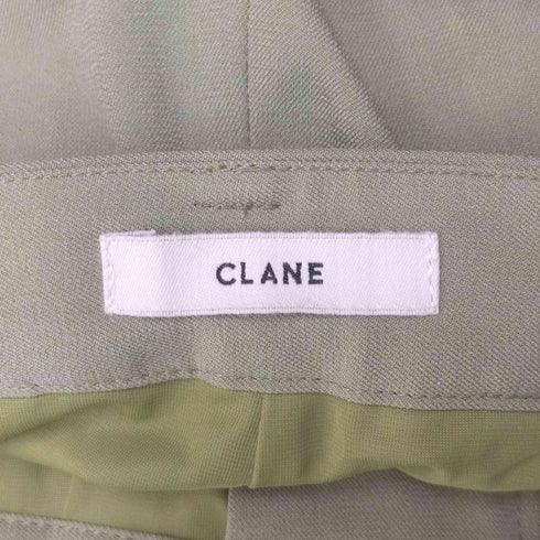 クラネ CLANE 2タック ベーシック スラックス パンツ レディース
