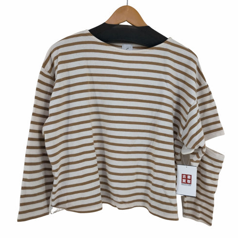 ロクビューティーアンドユースユナイテッドアローズ 6 BEAUTY & YOUTH UNITED ARROWS BORDER SLIT SLEEVE PULLOVER/プルオーバー レディース JPN:36