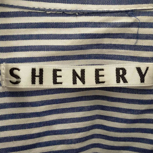 シーナリー SHENERY ストライプ柄シャツワンピース レディース 38