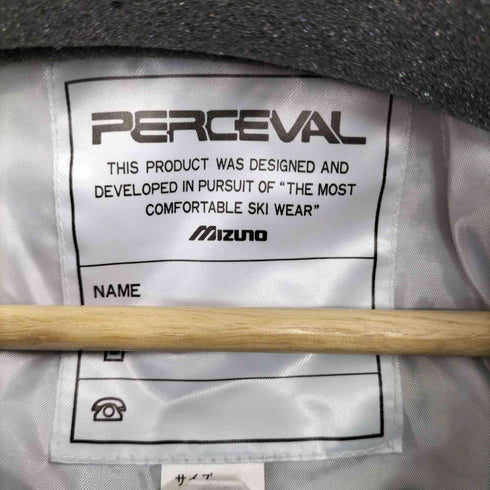 PERCEVAL 90s バイカラー ハイネック比翼 中綿ブルゾン メンズ 98-6