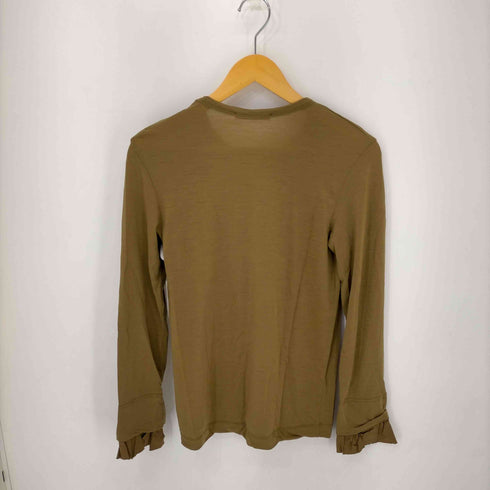 チノ CINOH PLEATS CUFF LONG SLEEVE T-SHIRT レディース JPN:36