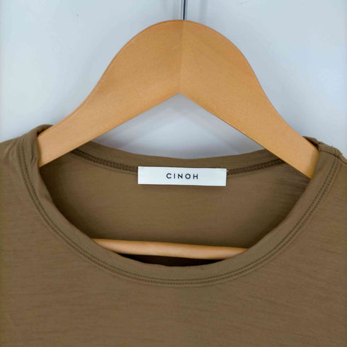チノ CINOH PLEATS CUFF LONG SLEEVE T-SHIRT レディース JPN:36