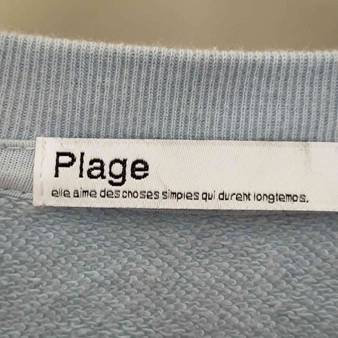 プラージュ PLAGE 5分袖スエットプルオーバー レディース