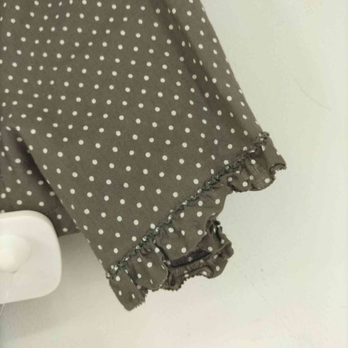ピンクハウス PINK HOUSE フリル x ドット S/S コットンブラウス レディース ONE SIZE