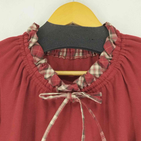 ピンクハウス PINK HOUSE 首チェックストレッチトップス レディース JPN:M