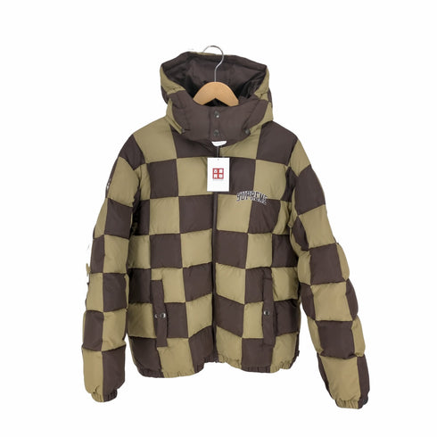シュプリーム Supreme 19AW CHECKERBOARD PUFFY JACKET メンズ JPN:L