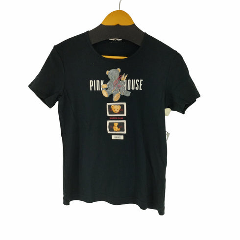 ピンクハウス PINK HOUSE ラバープリント S/S クルーネックTシャツ レディース JPN:L