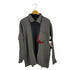 コムデギャルソンオムプリュス COMME des GARCONS HOMME PLUS 93AW ハーフジップ ニット切替ストライプシャツ メンズ