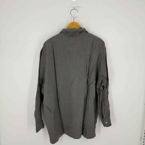 コムデギャルソンオムプリュス COMME des GARCONS HOMME PLUS 93AW ハーフジップ ニット切替ストライプシャツ メンズ