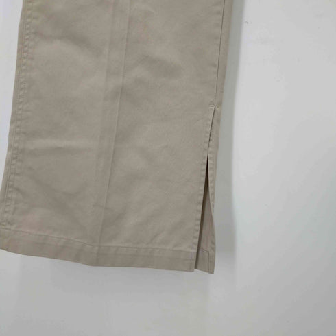 ビューティーアンドユースユナイテッドアローズ BEAUTY & YOUTH UNITED ARROWS ピマコットンチノフレアスリットパンツ レディース M