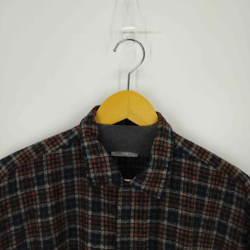 コムデギャルソンオム COMME des GARCONS HOMME AD1999 99AW 田中オム ウールチェックシャツ メンズ
