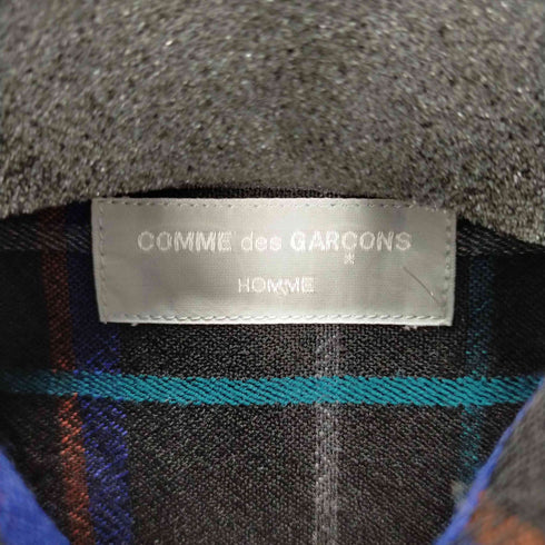 コムデギャルソンオム COMME des GARCONS HOMME AD1999 99AW 田中オム ウールチェックシャツ CPO 両ポケ メンズ