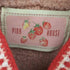 ピンクハウス PINK HOUSE いちご花 ニットパーカー クロシェット レディース